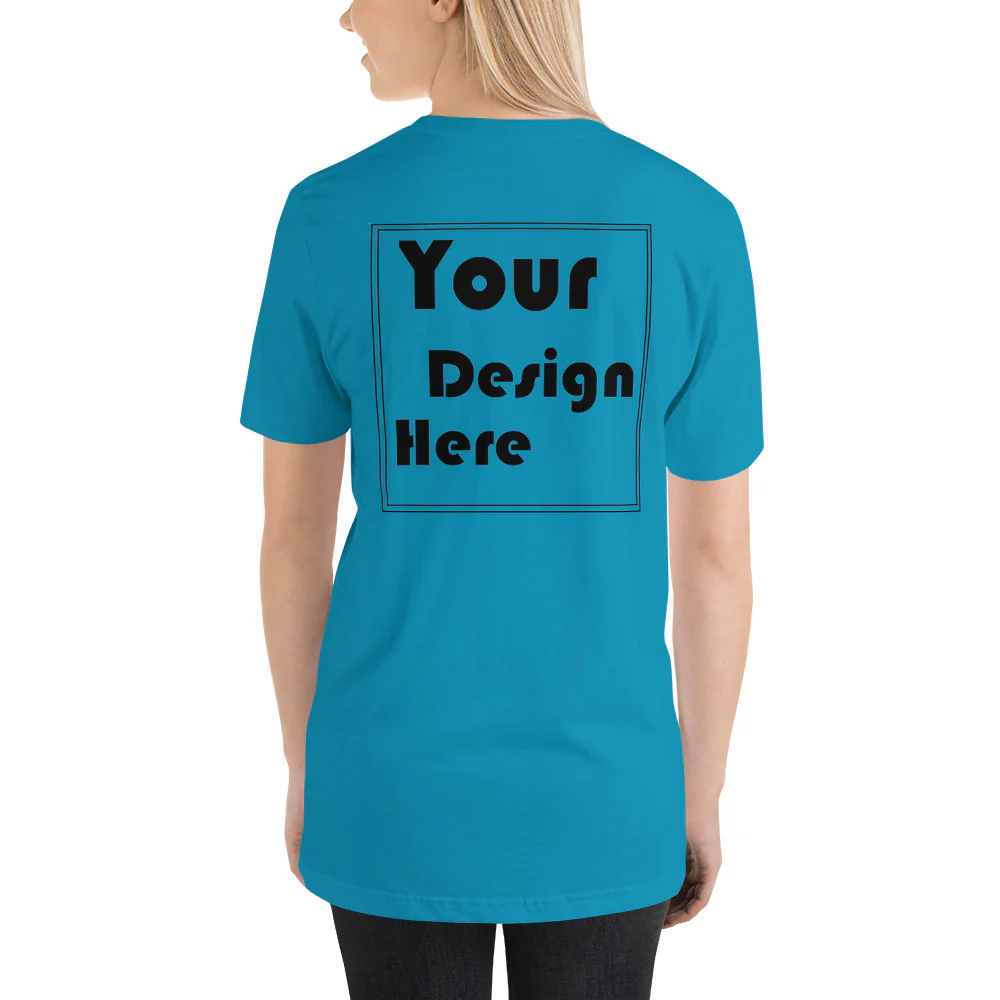 Personalized Back Short-Sleeve Unisex T-Shirt - Image 13