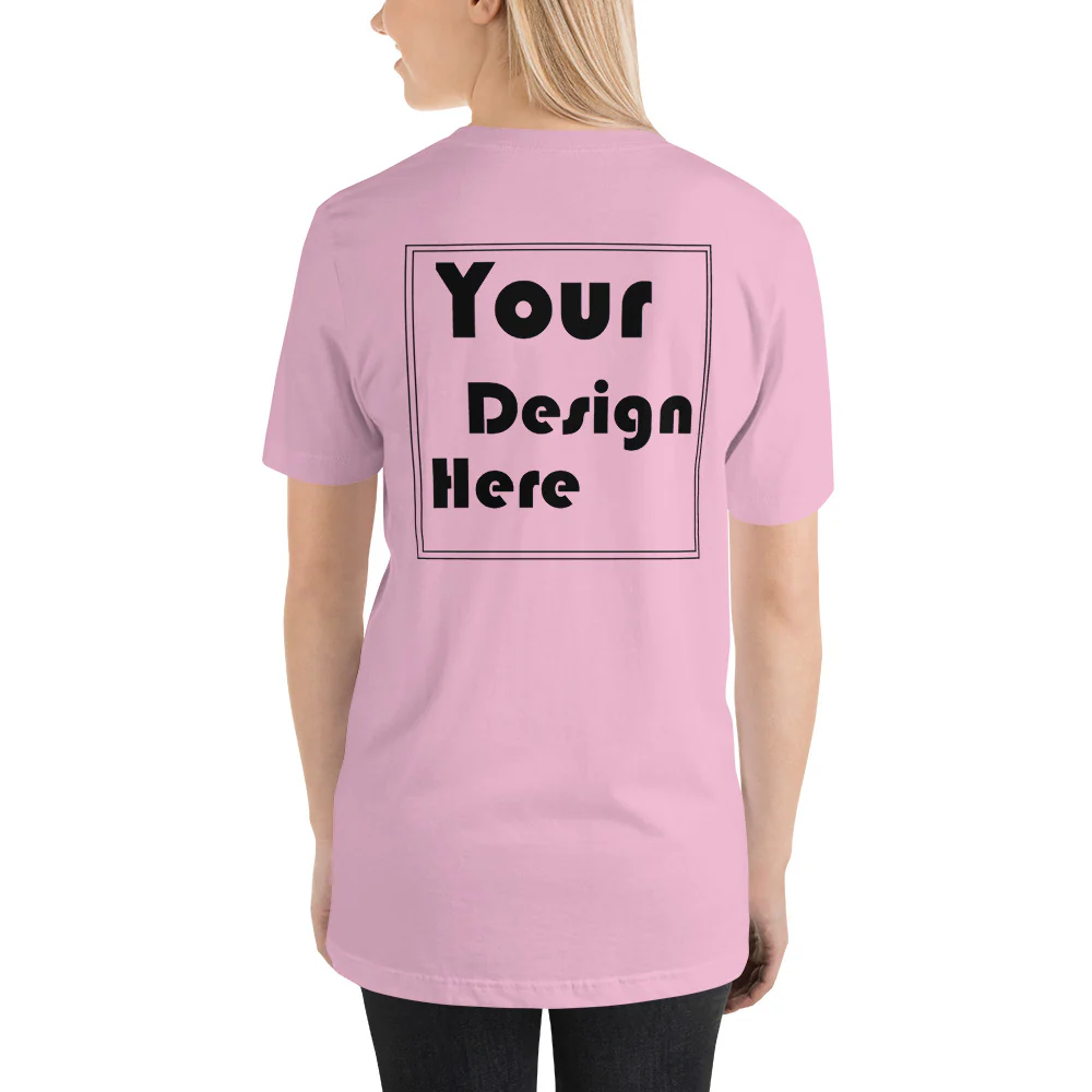Personalized Back Short-Sleeve Unisex T-Shirt - Image 17