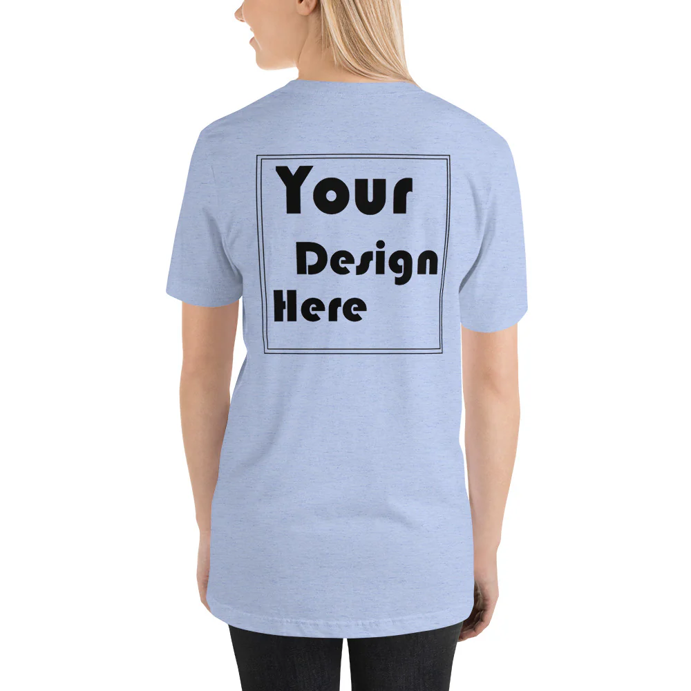 Personalized Back Short-Sleeve Unisex T-Shirt - Image 18