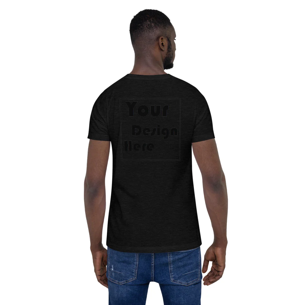 Personalized Back Short-Sleeve Unisex T-Shirt - Image 3