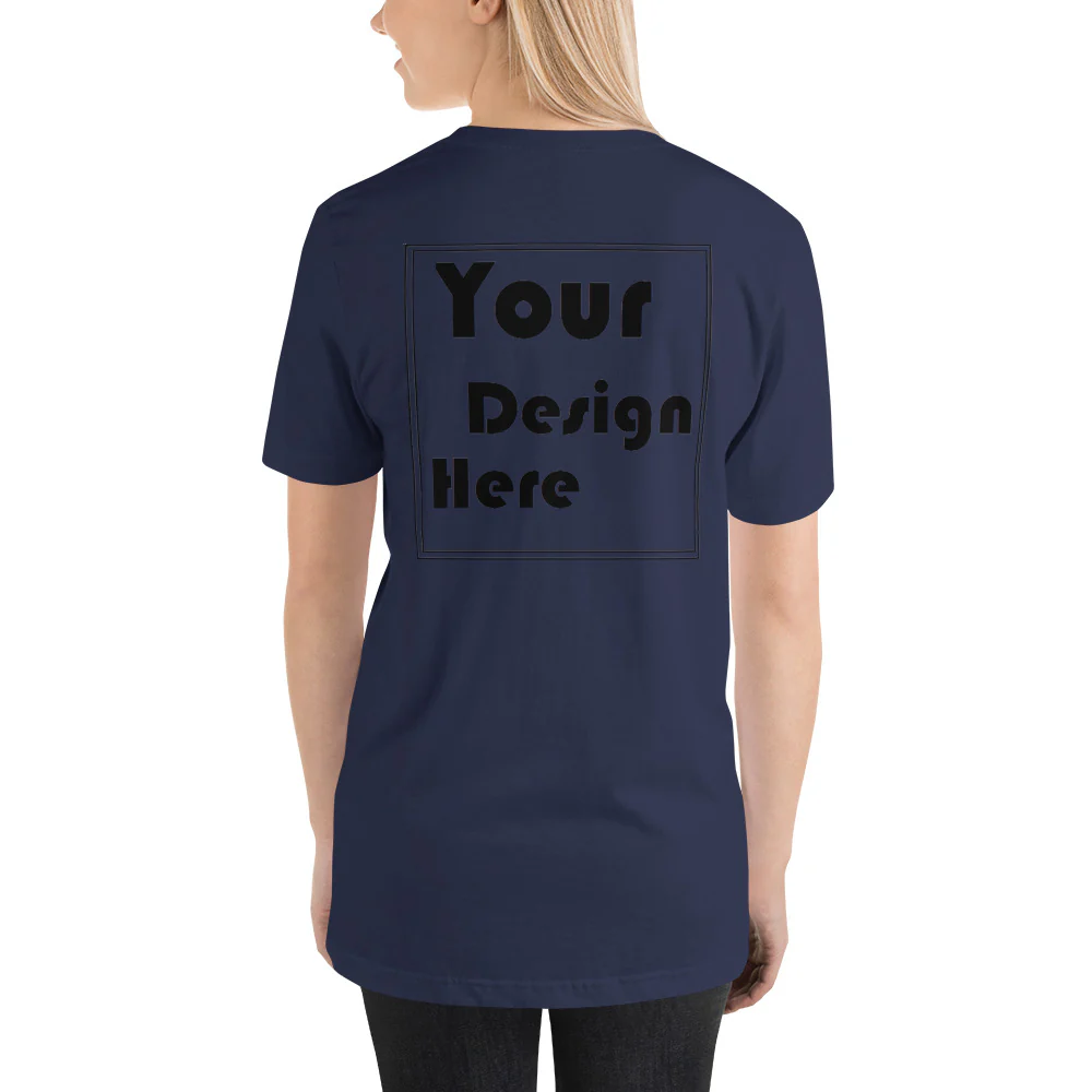 Personalized Back Short-Sleeve Unisex T-Shirt - Image 6