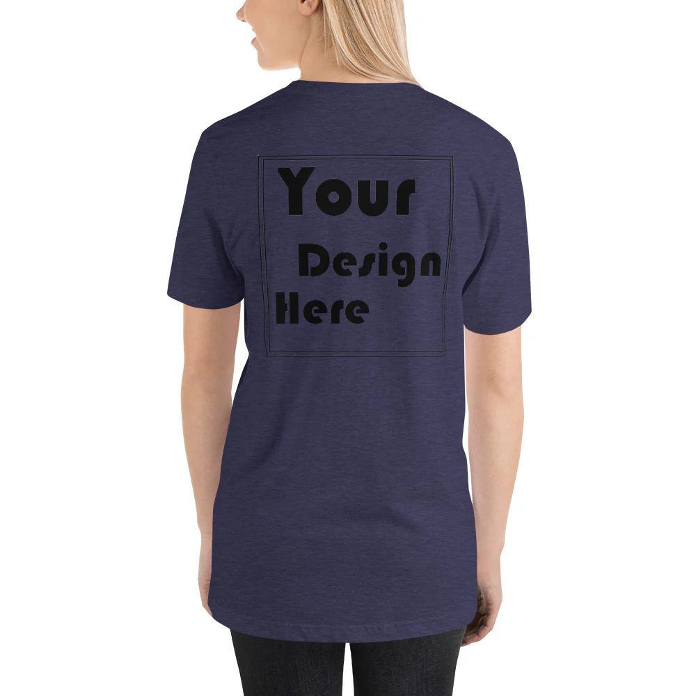Personalized Back Short-Sleeve Unisex T-Shirt - Image 9