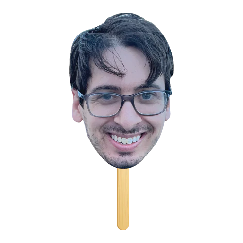 Personalized Cardstock Fan Face | 6 Count - Image 3