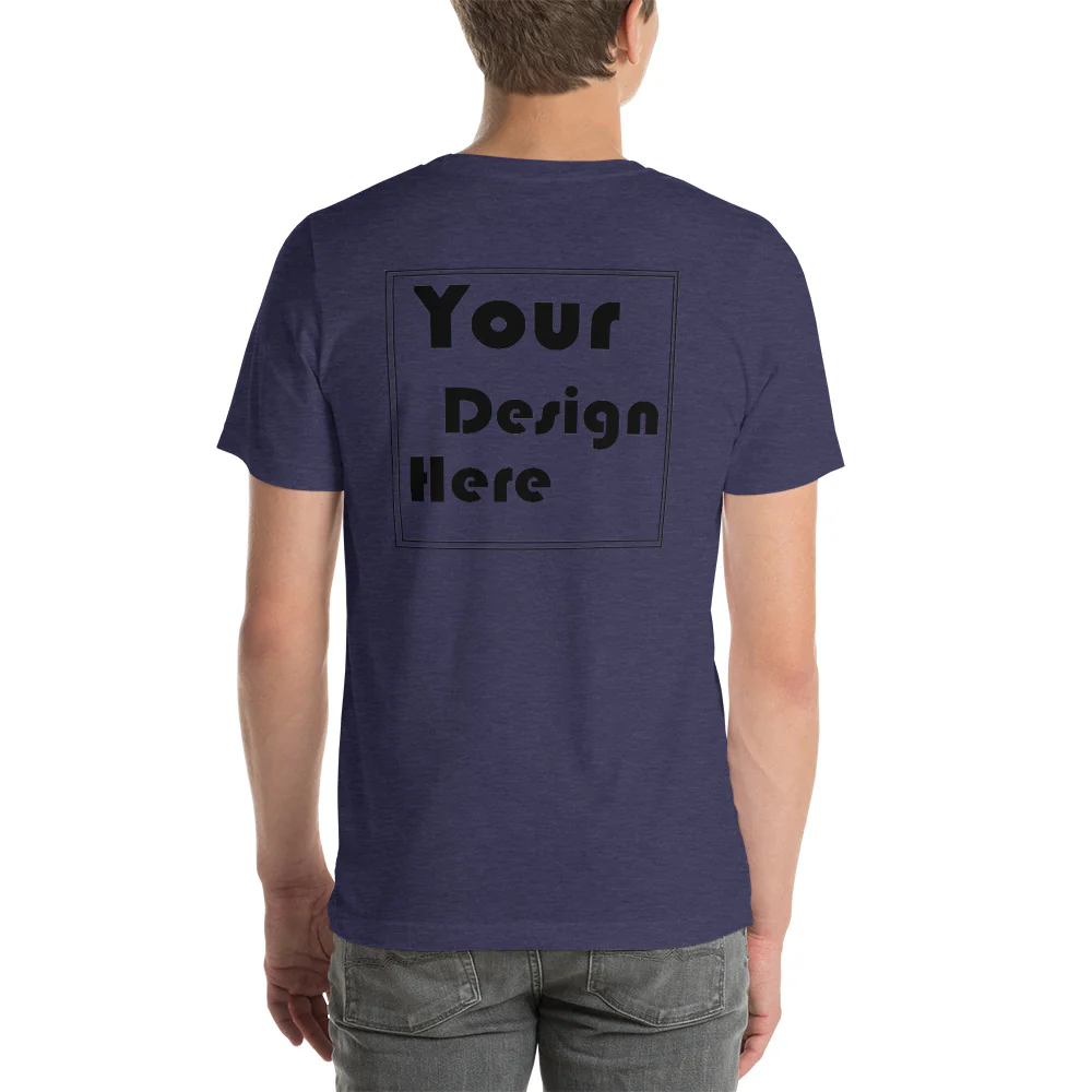 Personalized Front and Back Short-Sleeve Unisex T-Shirt - Image 15