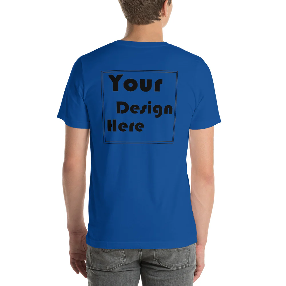 Personalized Front and Back Short-Sleeve Unisex T-Shirt - Image 17