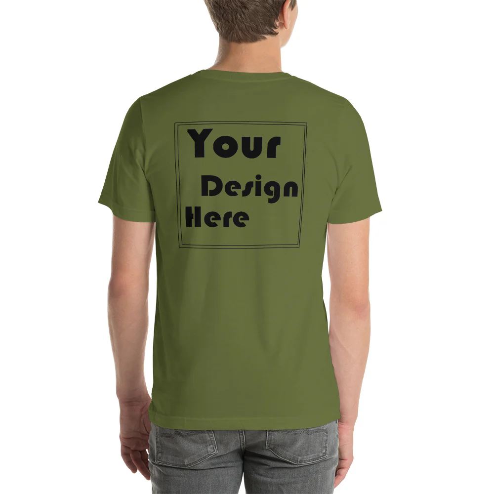 Personalized Front and Back Short-Sleeve Unisex T-Shirt - Image 19