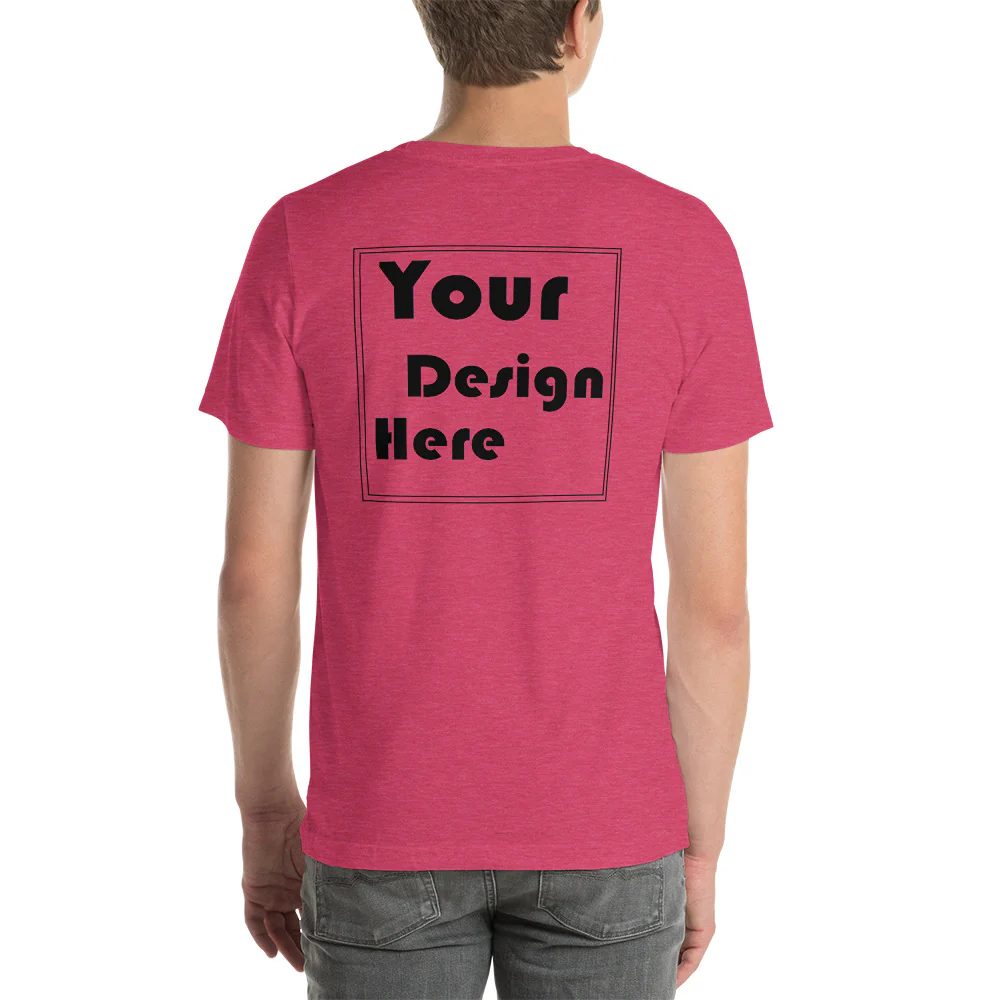 Personalized Front and Back Short-Sleeve Unisex T-Shirt - Image 21