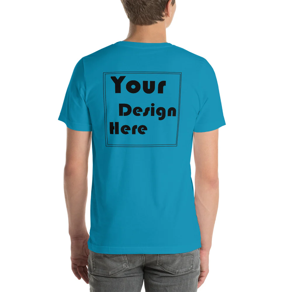 Personalized Front and Back Short-Sleeve Unisex T-Shirt - Image 25