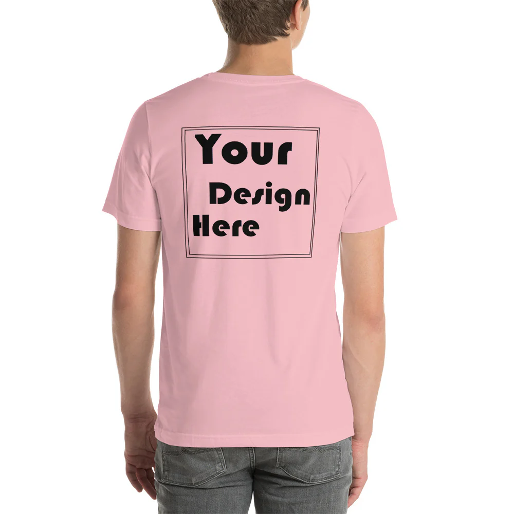 Personalized Front and Back Short-Sleeve Unisex T-Shirt - Image 37