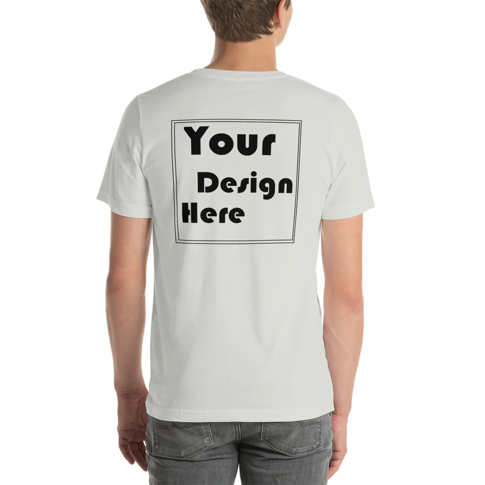 Personalized Front and Back Short-Sleeve Unisex T-Shirt - Image 42