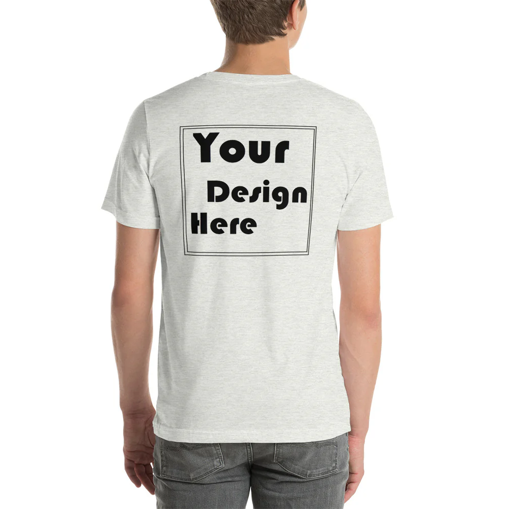 Personalized Front and Back Short-Sleeve Unisex T-Shirt - Image 44
