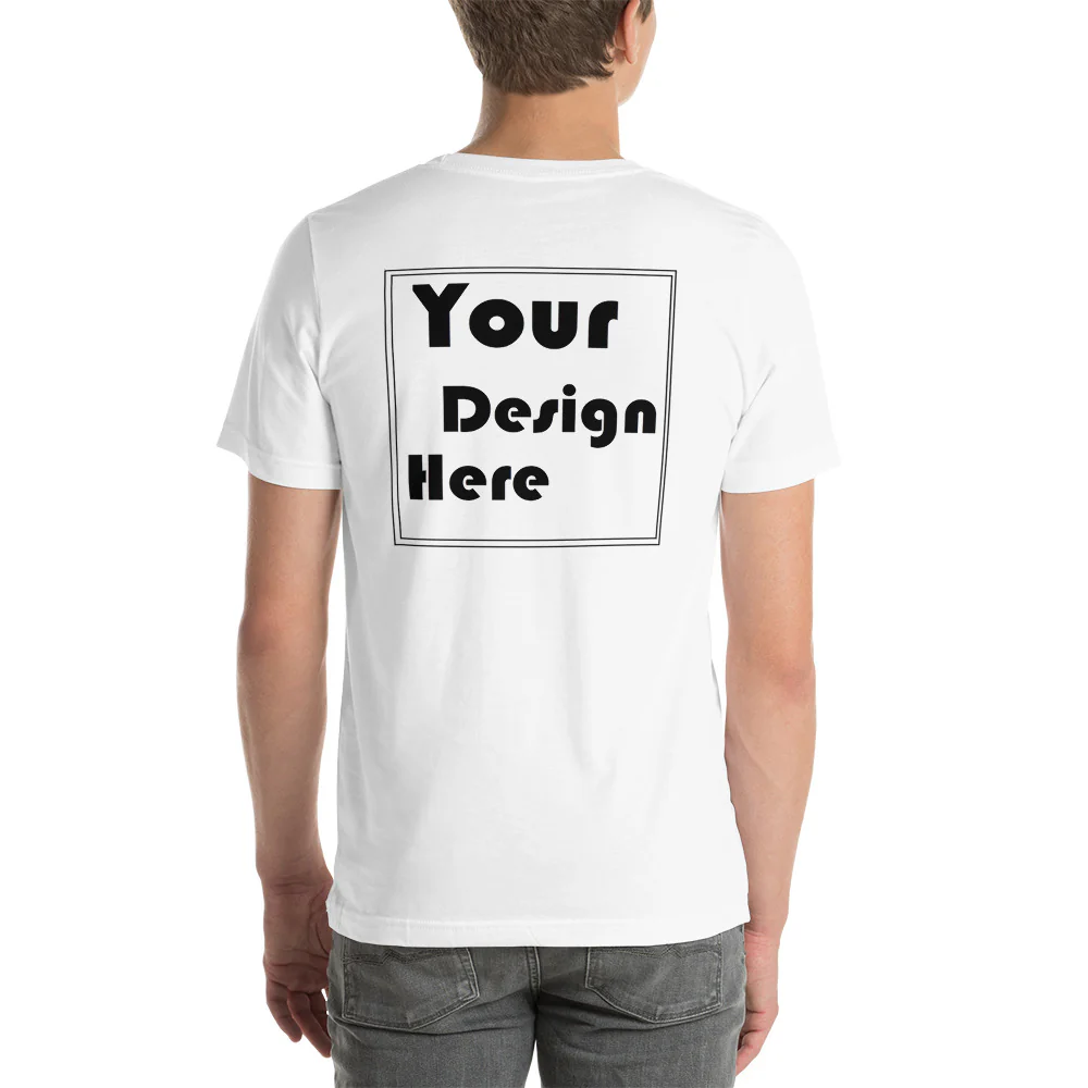 Personalized Front and Back Short-Sleeve Unisex T-Shirt - Image 45