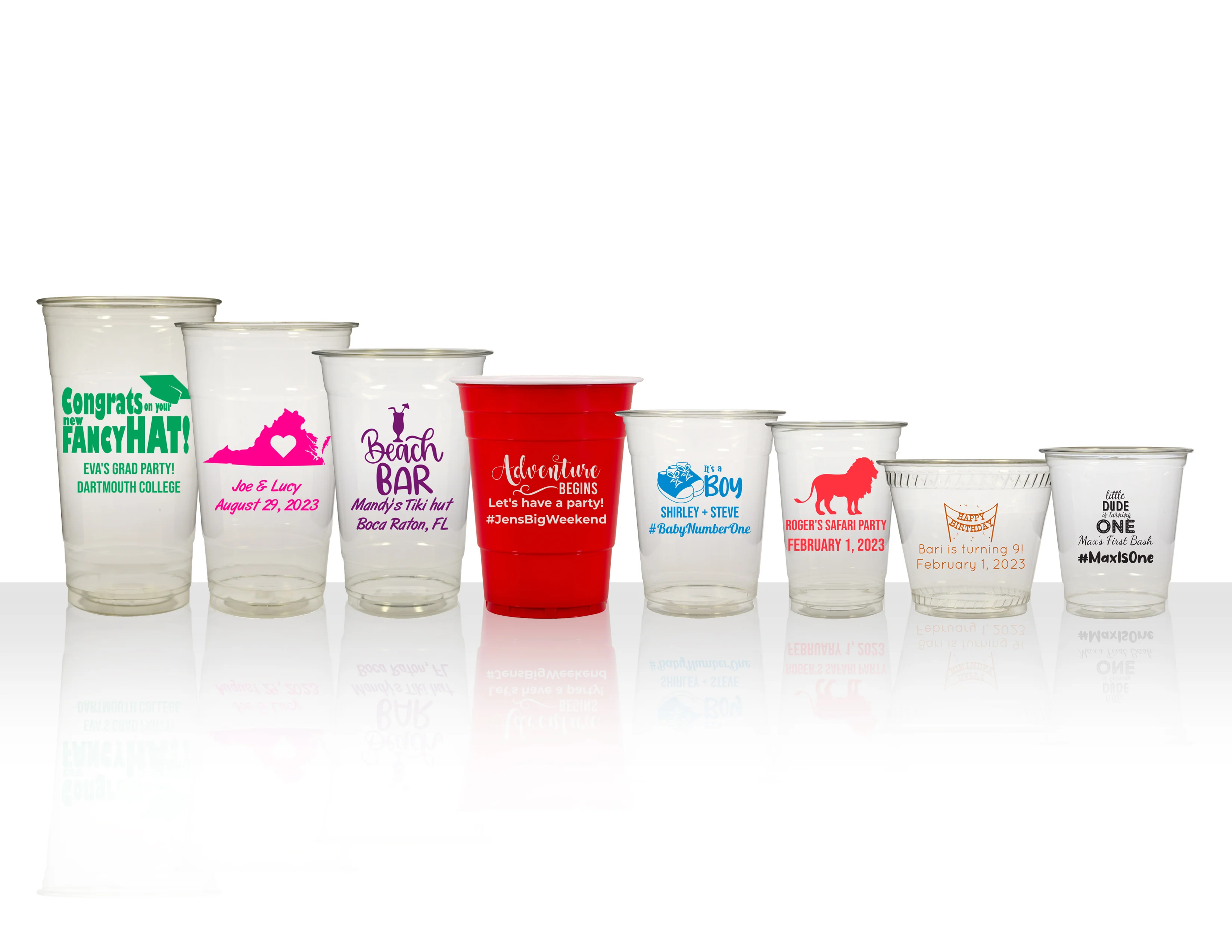 Personalized Soft Plastic Cups 8oz - 32oz - Image 3